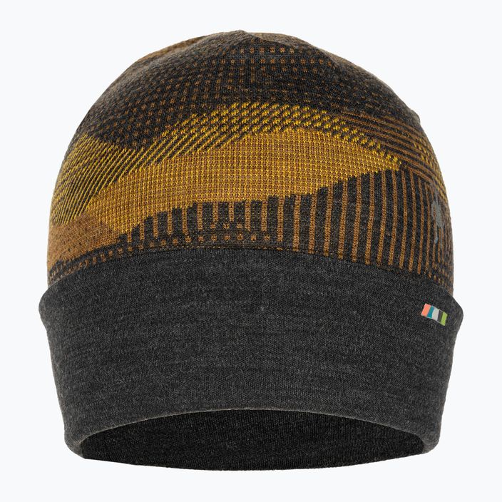 Smartwool Merino Reversible Cuffed Holzkohle mtn scape cap 2