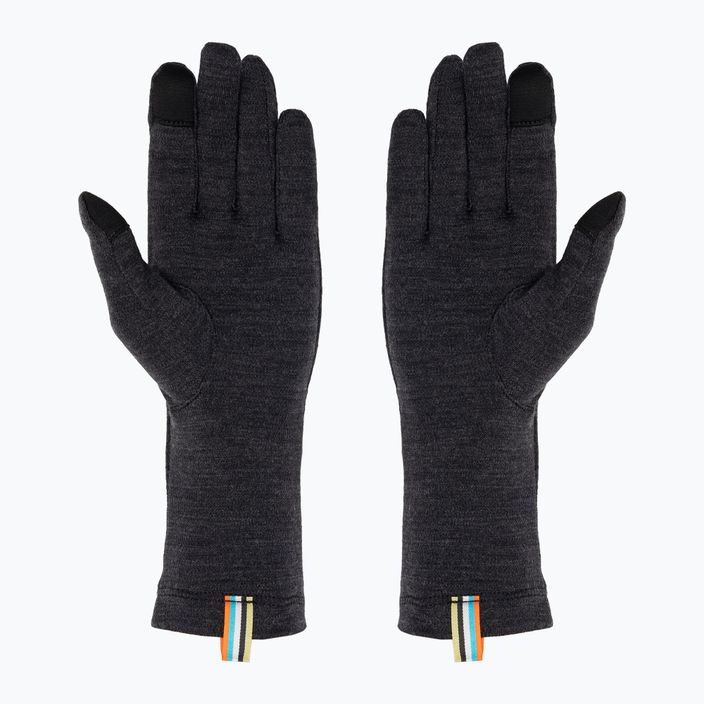 Smartwool Thermal Merino anthrazitfarbene Trekking-Handschuhe 2