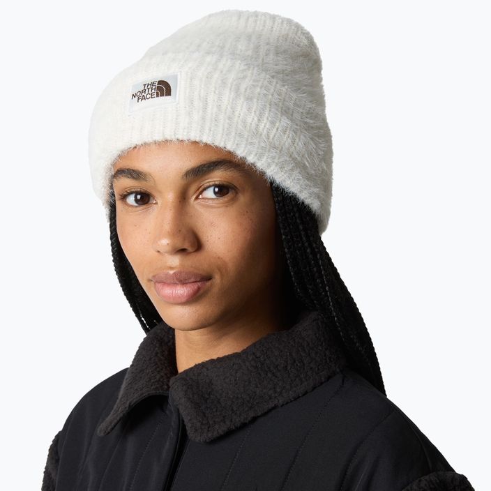 Damen Wintermütze The North Face Salty Bae Gefüttert gardenia weiß 5