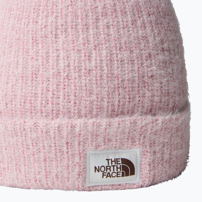 Damen Wintermütze The North Face Salty Bae Gefüttert rosa Moos 2