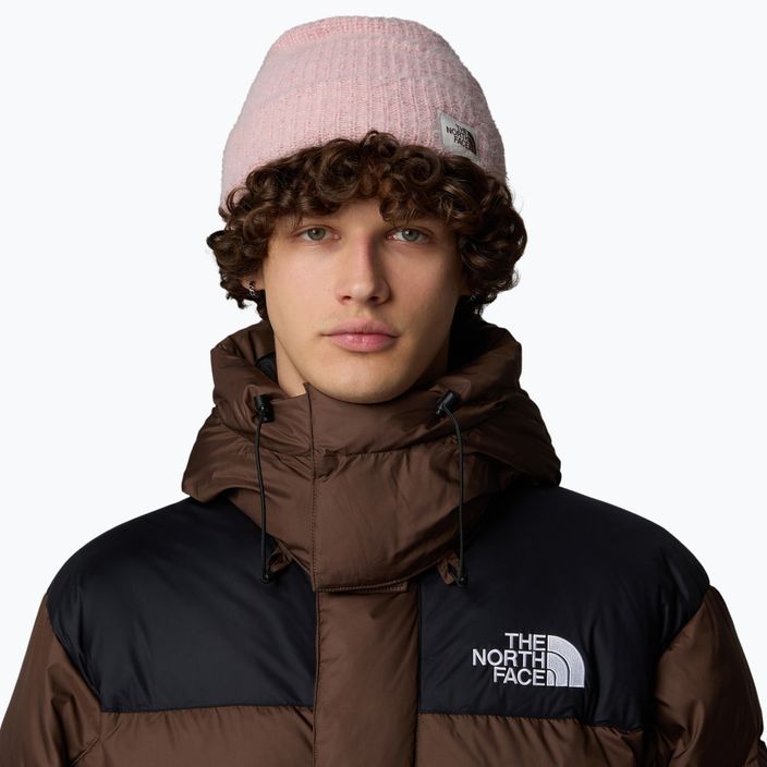 Damen Wintermütze The North Face Salty Bae Gefüttert rosa Moos 3