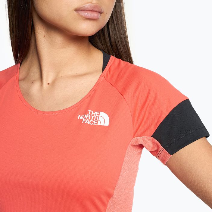 The North Face Bolt Tech leuchtend orange/schwarzes Damen-Trekking-Shirt 3