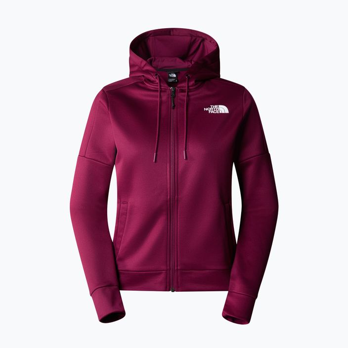 Damen-Trekking-Sweatshirt The North Face Reaxion Fleece F/Z Hoodie Boysenberry 4