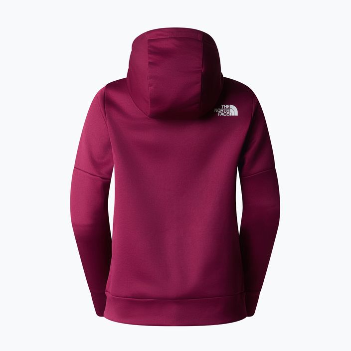 Damen-Trekking-Sweatshirt The North Face Reaxion Fleece F/Z Hoodie Boysenberry 5