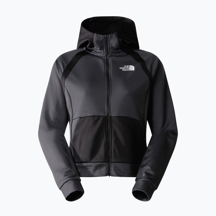 Damen-Trekking-Sweatshirt The North Face Ma Full Zip Fleece asphaltgrau/schwarz 4