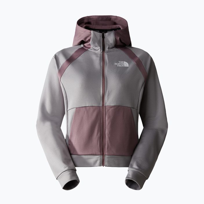 Damen-Trekking-Sweatshirt The North Face Ma Full Zip Fleece meld grey/fawn grey 5
