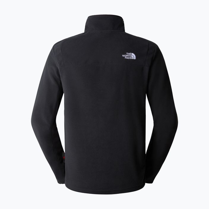 Herren Fleece-Sweatshirt The North Face Homesafe Snap Neck Fleece Pullover schwarz 7