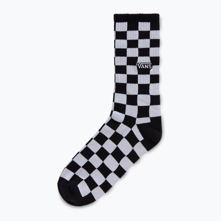 Herren Vans Checkerboard Crew schwarz/weiß Socken