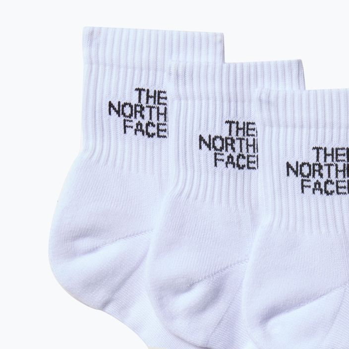 Trekking Socken The North Face Multi Sport Cush Quarter Sock 3 Paar white 2