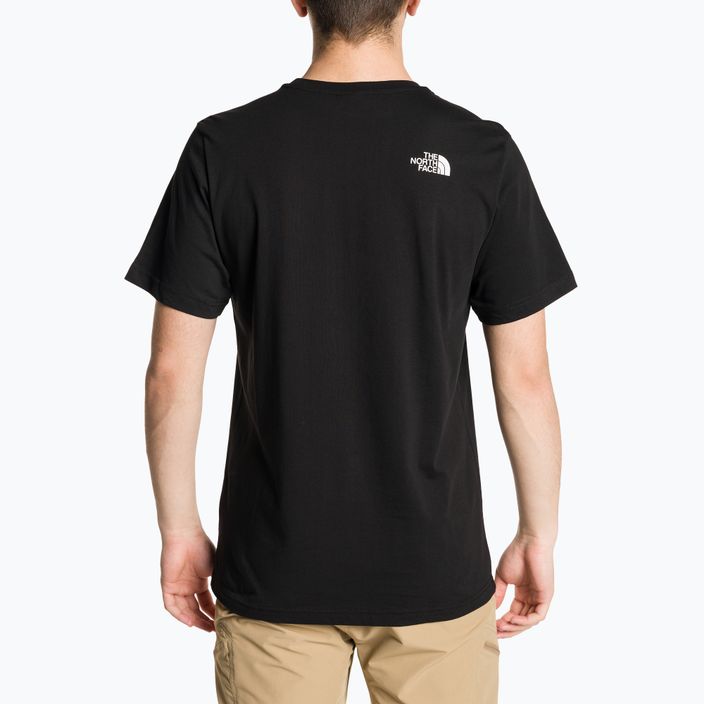 Herren-T-Shirt The North Face Easy schwarz 2