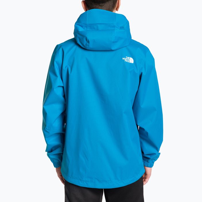 Regenjacke Herren The North Face Quest skyline blue black heath 2