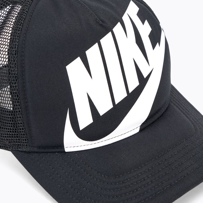 Nike Rise Structured Trucker Kinder Baseballkappe schwarz/schwarz/weiß 3