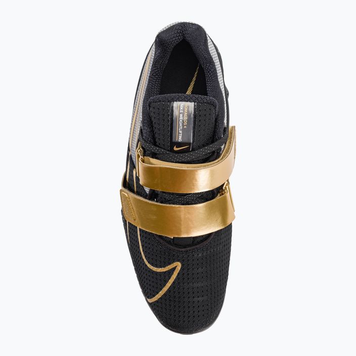 Nike Romaleos 4 schwarz/metallic gold weißer Gewichtheberschuh 6
