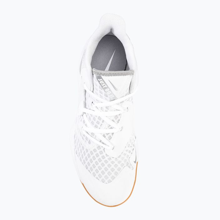 Nike Zoom Hyperspeed Court Volleyballschuhe SE Weiß/Metallic Silber Gummi 6