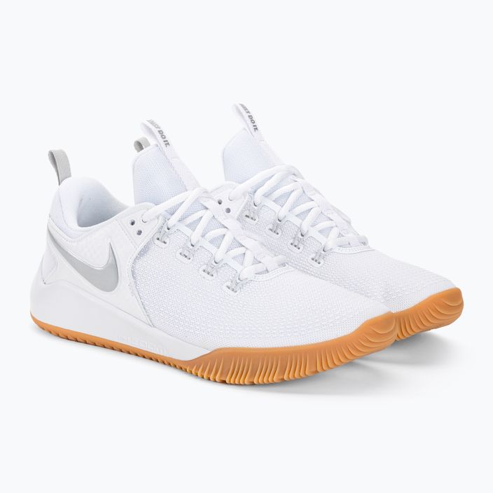 Nike Air Zoom Hyperace 2 LE Weiß/Metallic Silber Weiß Volleyball Schuhe 4