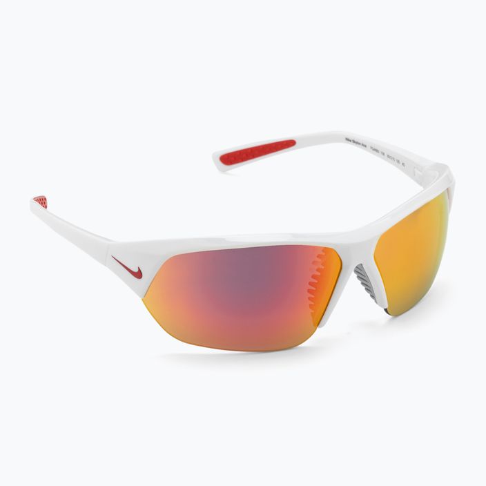 Nike Skylon Ace Herren-Sonnenbrille weiß/grau mit rotem Spiegel