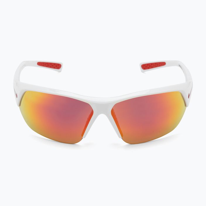 Nike Skylon Ace Herren-Sonnenbrille weiß/grau mit rotem Spiegel 3