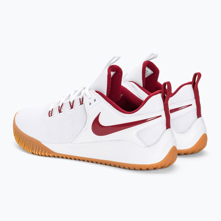 Nike Air Zoom Hyperace 2 LE Weiß/Team Crimson Weiß Volleyball Schuhe 3