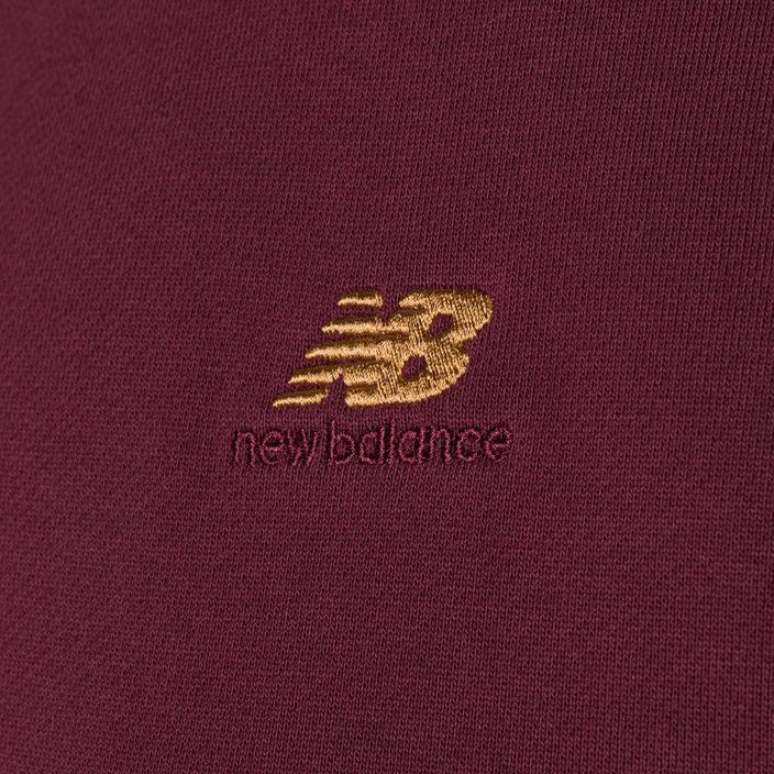 Herren New Balance Athletics Remastered Grafik French Terry Sweatshirt bordeaux 6