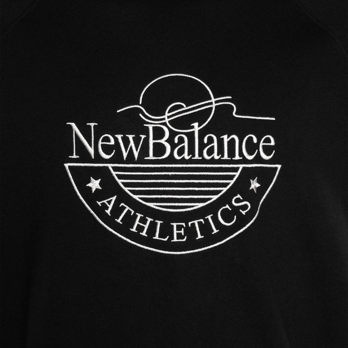 Herren New Balance Athletics Graphic Crew Sweatshirt schwarz 6