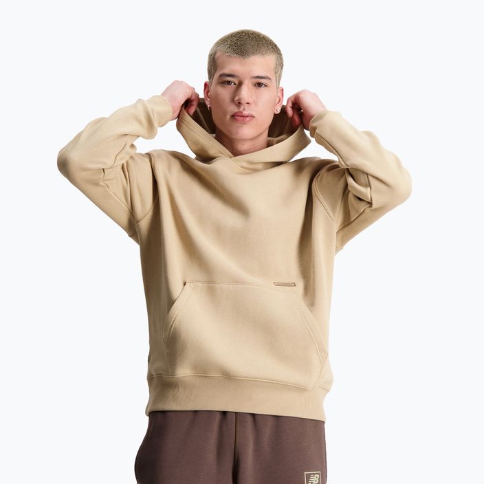 Herren New Balance Essentials Winter Hoodie Weihrauch Sweatshirt 3