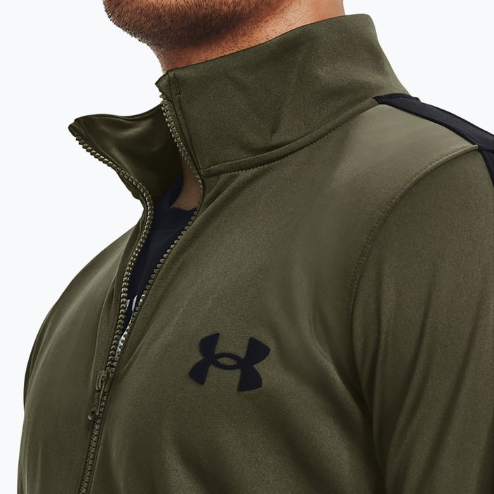 Under Armour UA Knit Trainingsanzug marine grün/schwarz/schwarz Herren Trainingsanzug 3