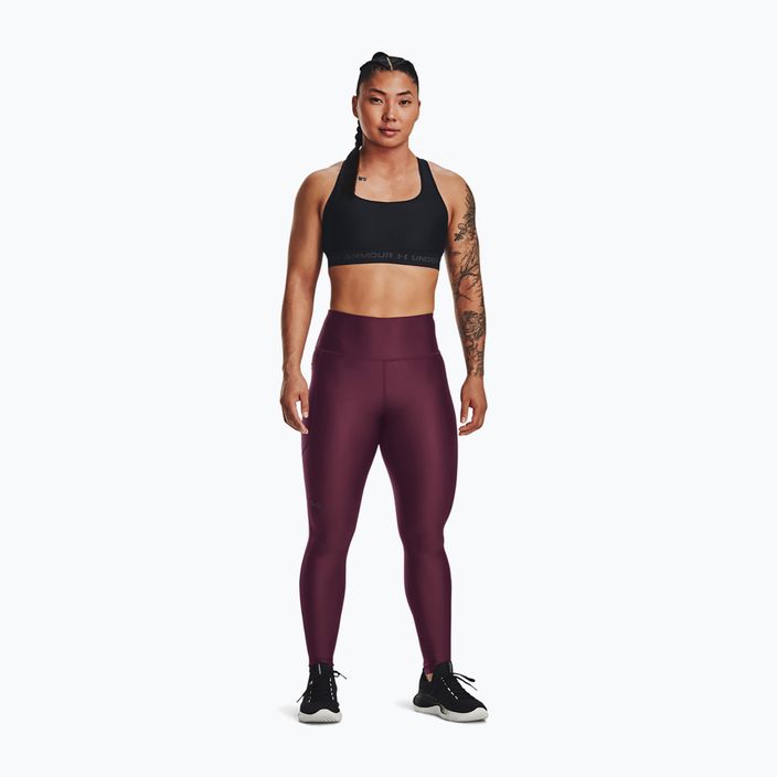 Trainings Leggings Damen Under Armour HG Armour HiRise dark maroon/black 2