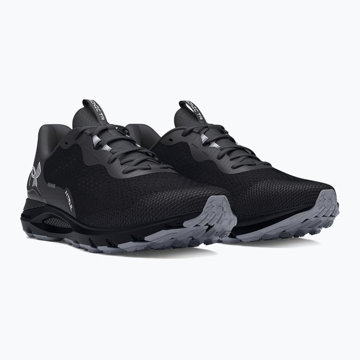 Under Armour Sonic Trail Herren Laufschuhe schwarz/anthrazit/stahl 3