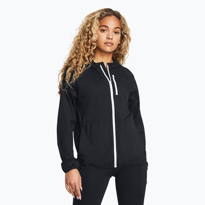 Laufjacke Damen Under Armour Phantom Windbreaker black/white/white