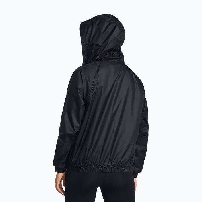 Under Armour Sport Windbreaker Jacke für Frauen schwarz/weiß 2