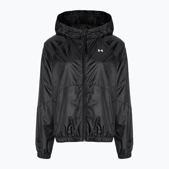 Under Armour Sport Windbreaker Jacke für Frauen schwarz/weiß 3