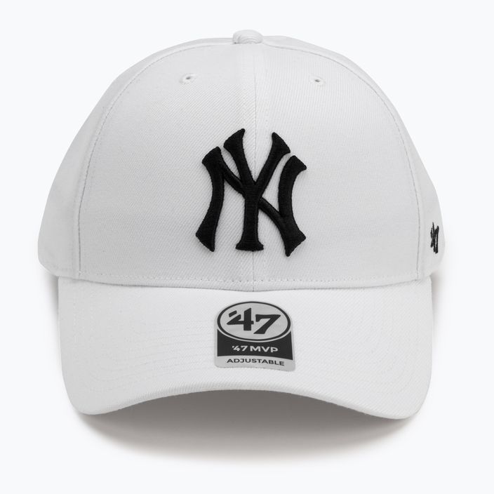 47 Brand MLB New York Yankees MVP SNAPBACK weiße Baseballmütze 4