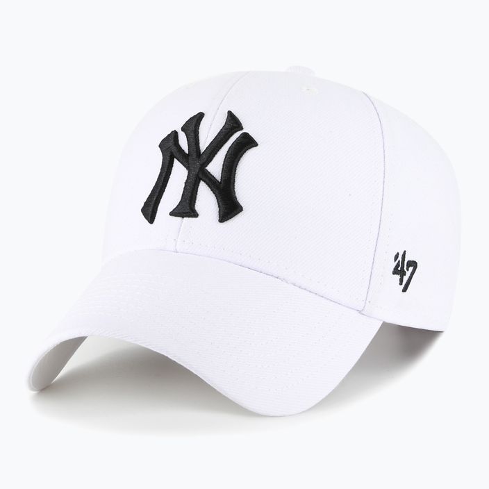 47 Brand MLB New York Yankees MVP SNAPBACK weiße Baseballmütze 5