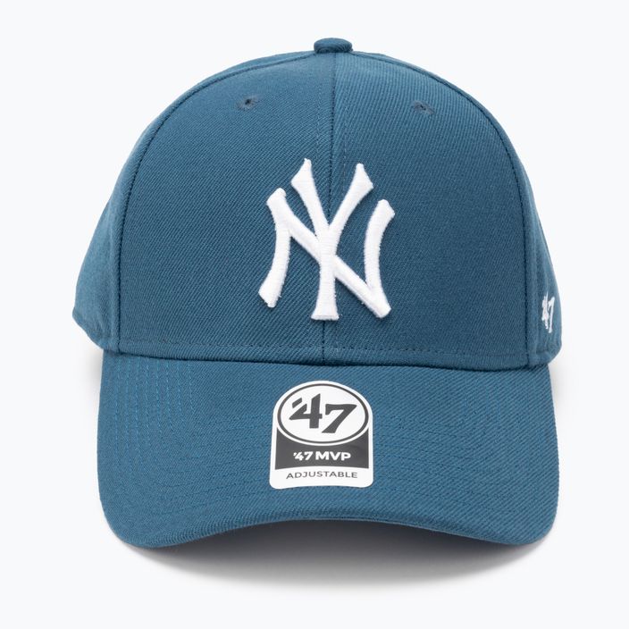 47 Brand MLB New York Yankees MVP SNAPBACK Holz blau Baseballmütze 4