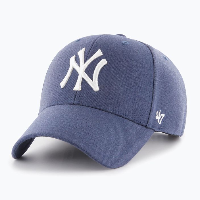 47 Brand MLB New York Yankees MVP SNAPBACK Holz blau Baseballmütze 5