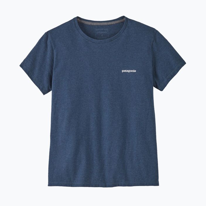 Damen-Trekking-T-Shirt Patagonia P-6 Logo Responsibili-Tee Utility blau 3