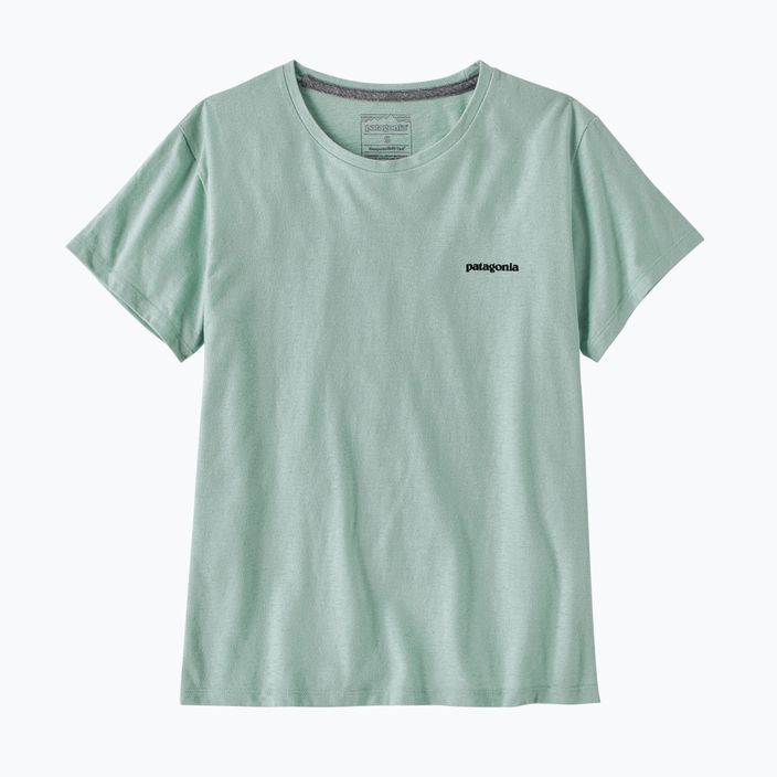 Damen-Trekking-T-Shirt Patagonia P-6 Logo Responsibili-Tee wispy grün 3