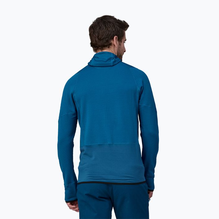 Herren R1 Pullover Hoody Trekking-Sweatshirt endlos blau 2