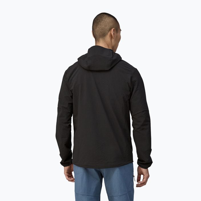 Herren Hoodie Sweatshirt Patagonia R1 TechFace Hoody black 3