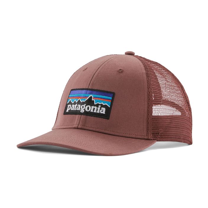 Patagonia P-6 Logo LoPro Trucker Baseballmütze dulse mauve 2