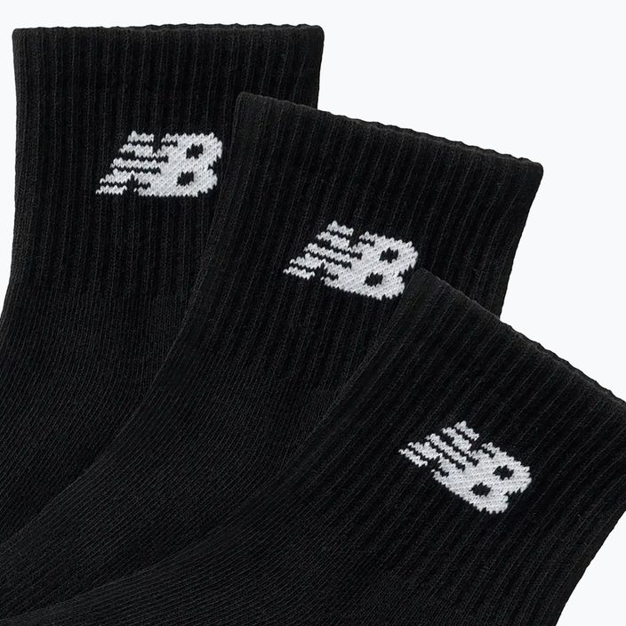 New Balance Everyday Knöchelsocken 3 Paar schwarz 2