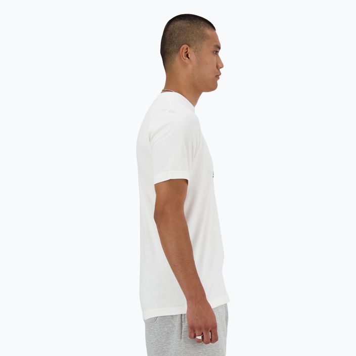 Herren New Balance Stacked Logo T-shirt weiß 2