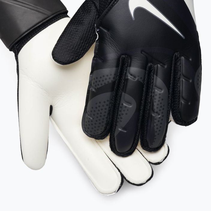 Nike Match Torwarthandschuhe schwarz/dunkelgrau/weiß 3