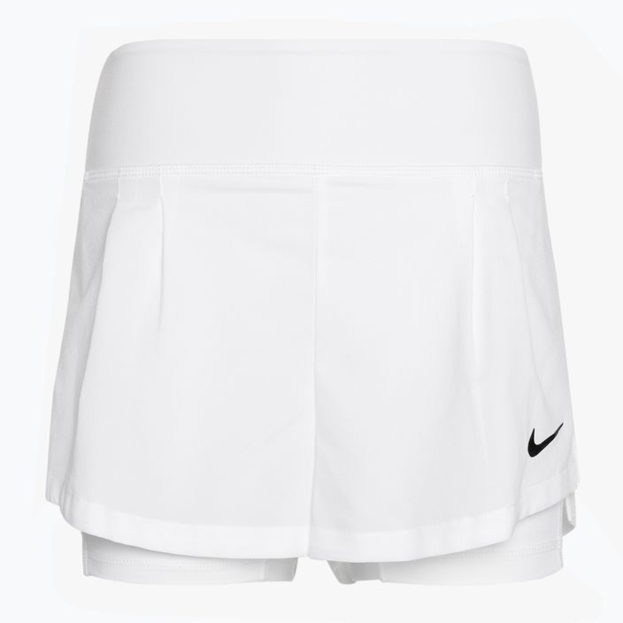 Nike Court Dri-Fit Advantage Damen Tennisshorts weiß/weiß/schwarz