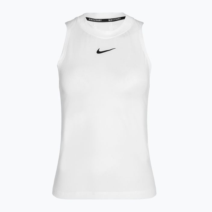 Damen Tennis Tank Top Nike Court Dri-Fit Advantage Tank weiß/schwarz