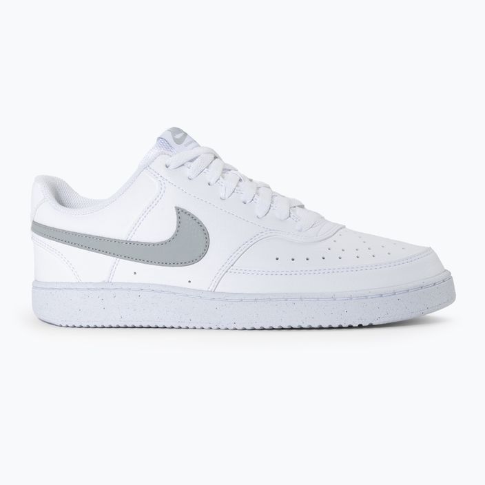 Männer Nike Court Vision Low Next Nature Weiß/Licht Rauch Grau Schuhe 3