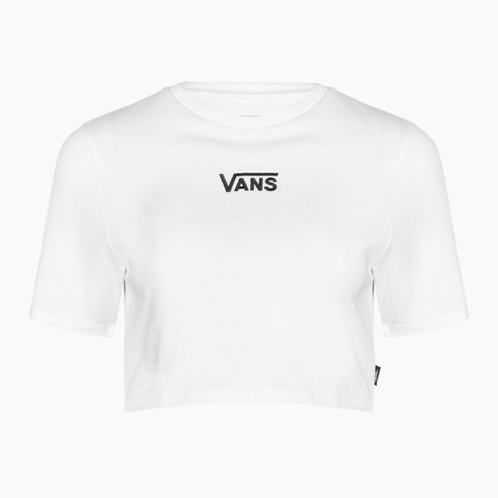 Frauen Vans Flying V Crew Crop Ii weißes T-shirt
