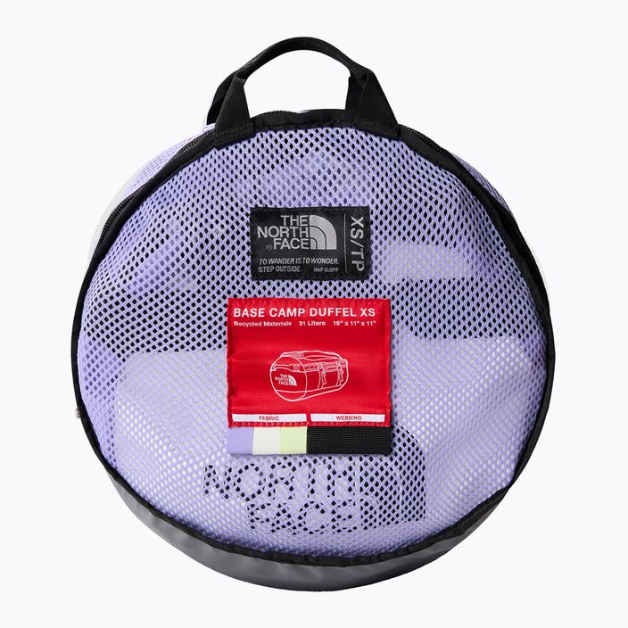 Reisetasche The North Face Base Camp Duffel XS 31 l high purple/astro lime 2