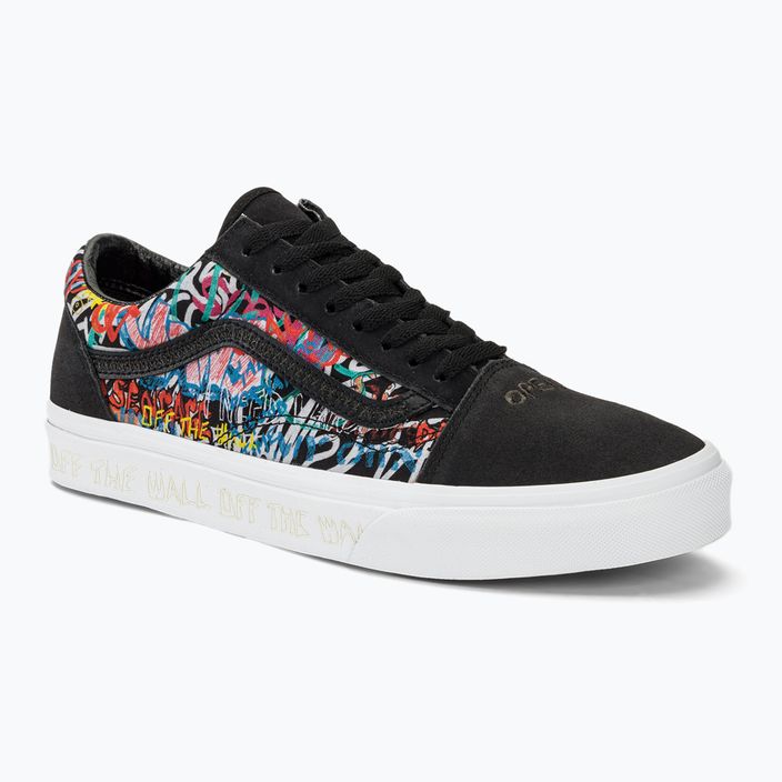 Vans Old Skool Schuhe schwarz multi