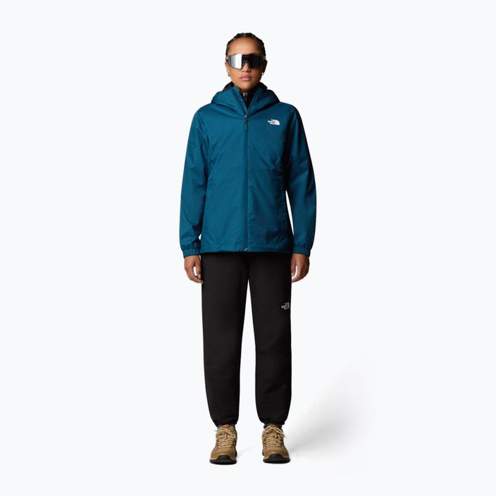 Damen Regenjacke The North Face Quest midinight petrol 2